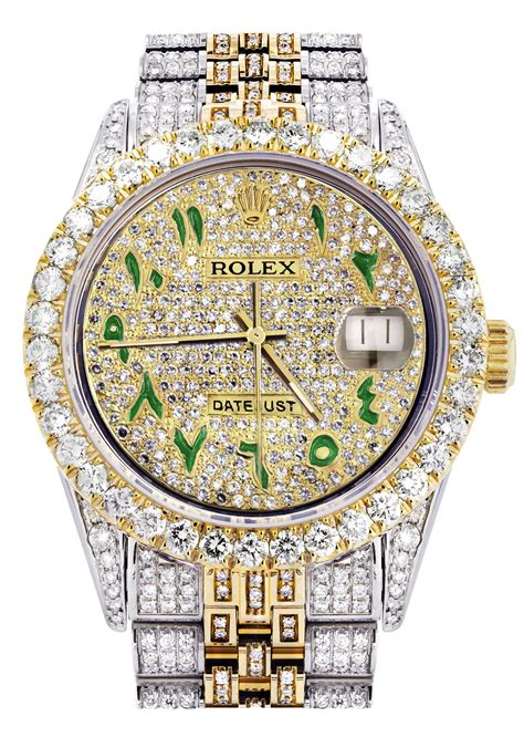 rolex watch mens iced out|affordable iced out watches.